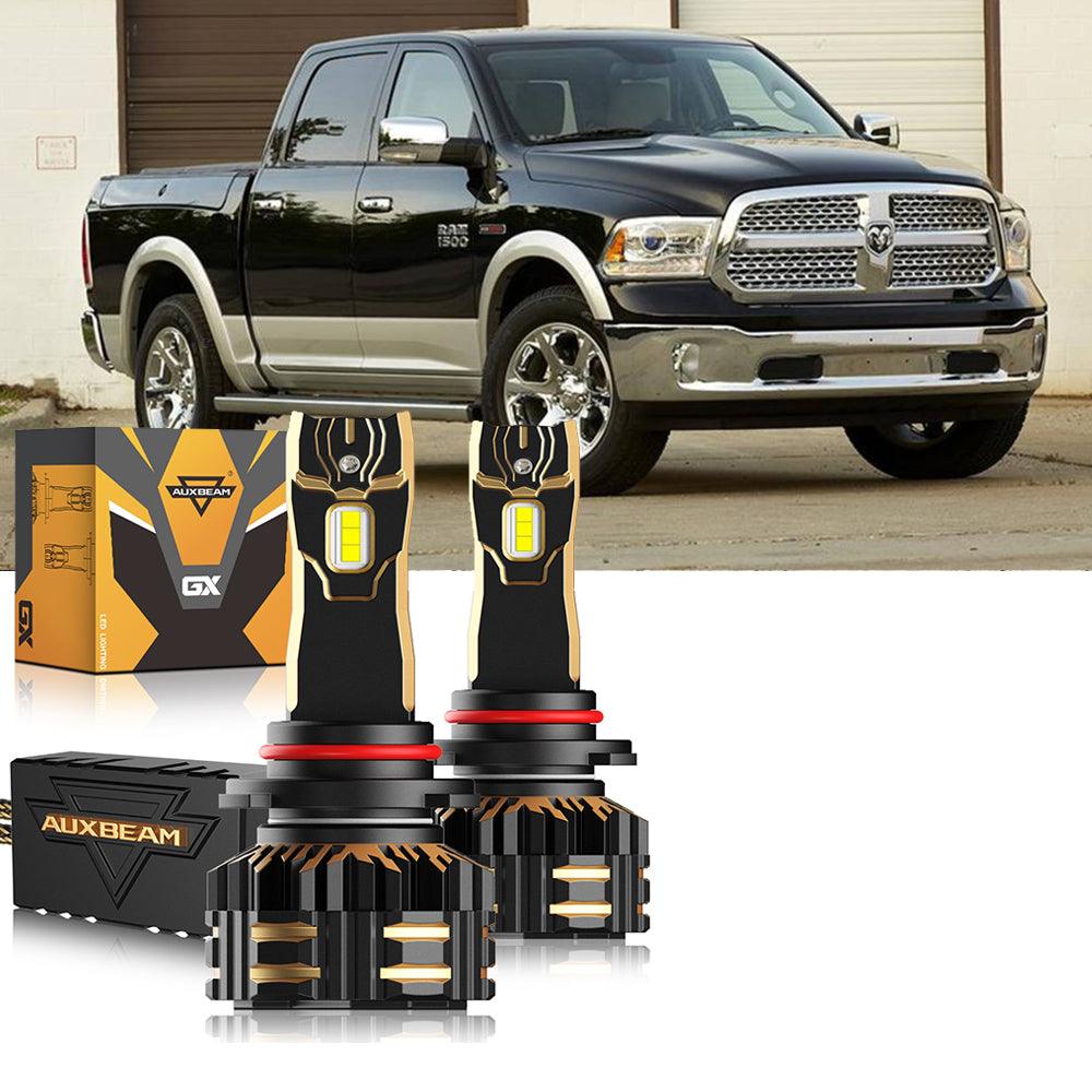 For 2014 Ram 1500 (with projector-type headlights) 9005 9012 LED Headlight Bulbs Bundle 