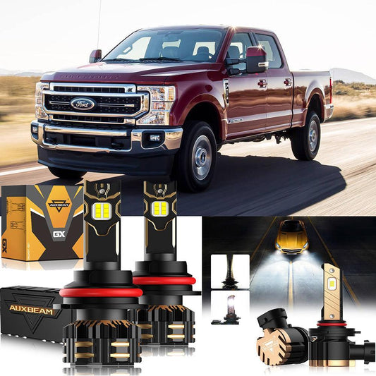 For 2000-2004 Ford F-350 Super Duty 9007 LED Headlight Bulbs 