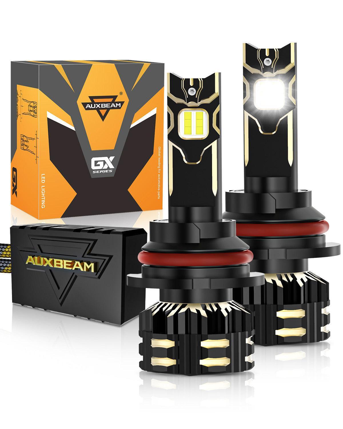 Bombillas LED para faros delanteros Volkswagen Jetta 9007/HB5 2000-2004, nueva serie GX, 25000 lm, 120 W, 6500 K, blanco frío.