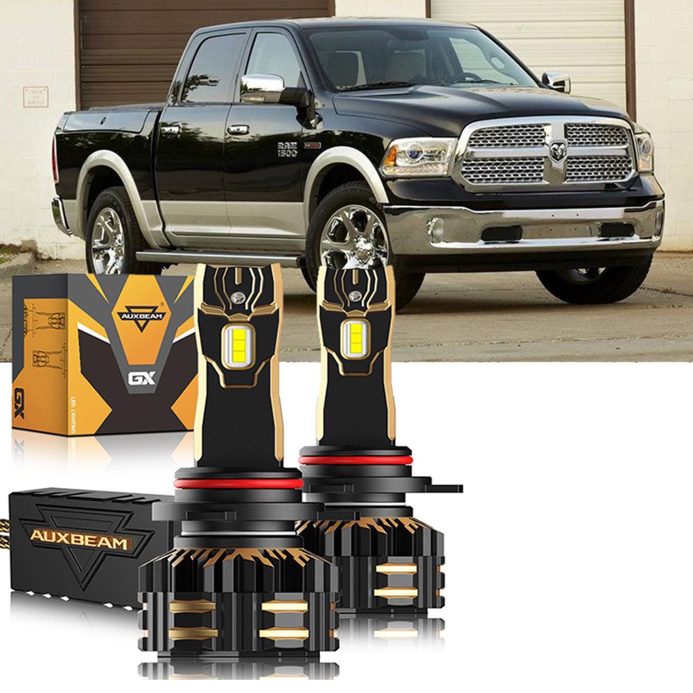 For 2014 Ram 1500 (with projector-type headlights) 9005 9012 LED Headlight Bulbs Bundle 