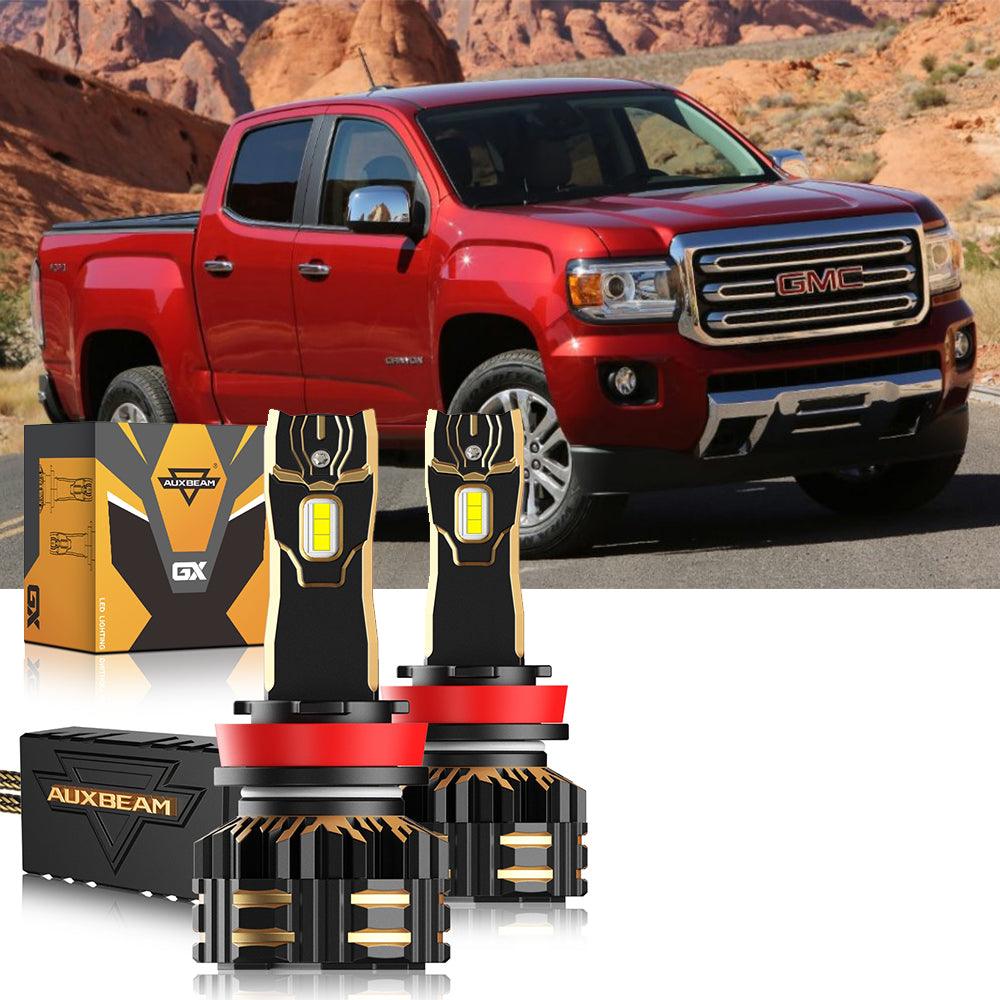 Para GMC Canyon 2015-2019 9005 H11 Paquete de bombillas LED para faros delanteros