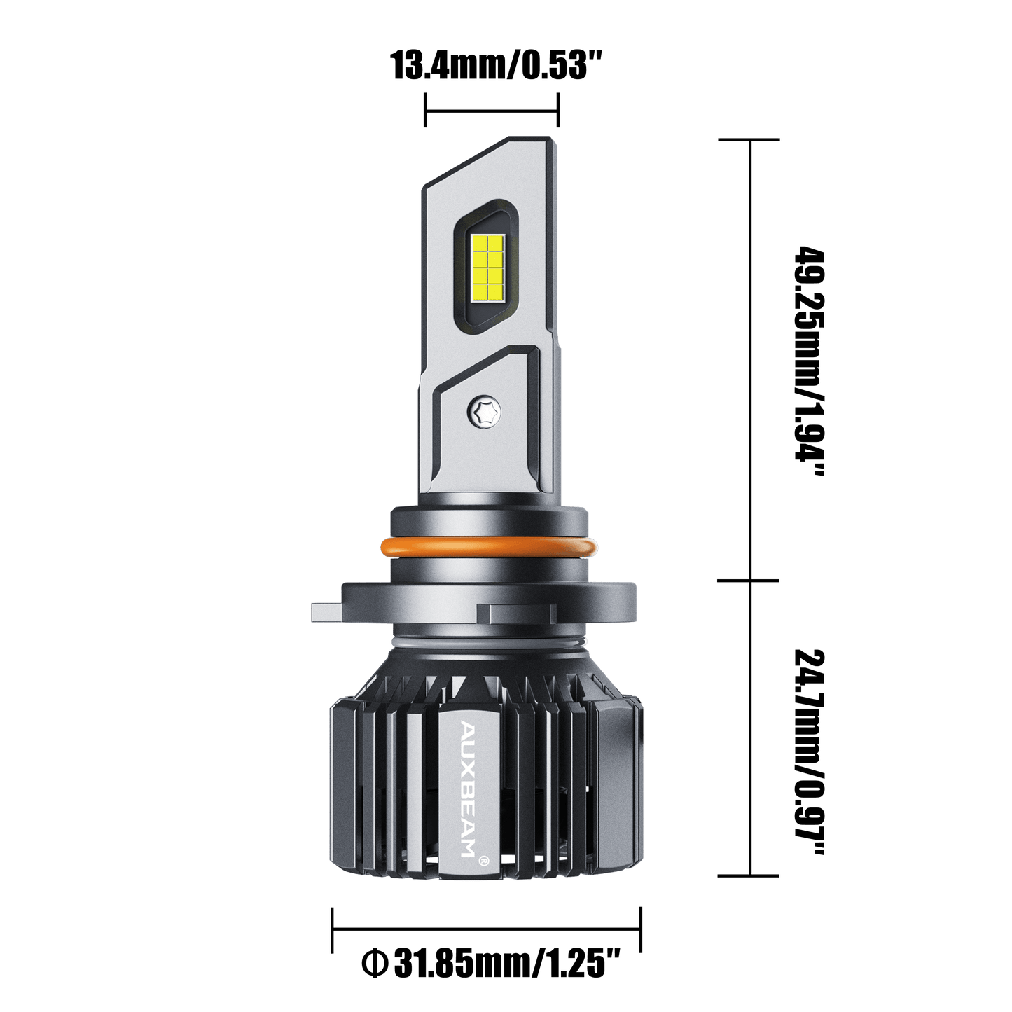20% Tamaño más pequeño Serie F15 20000LM 90W Bombillas para faros delanteros LED 6500K Blanco frío 