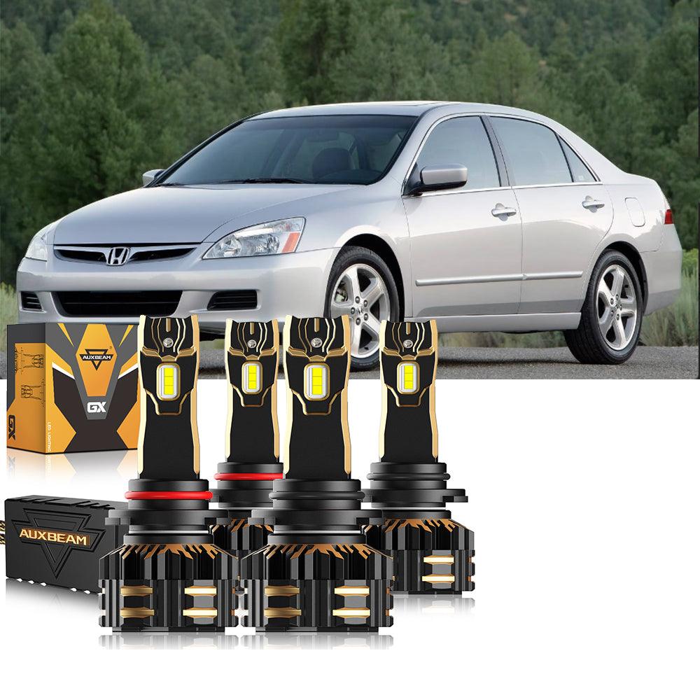 Paquete de bombillas LED para faros delanteros Honda Accord 9005 9006 2006-2007