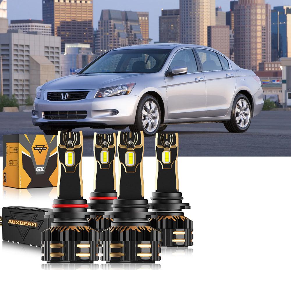 Para Honda Accord 2008-2012 9005 H11 9006 Paquete de bombillas LED para faros delanteros