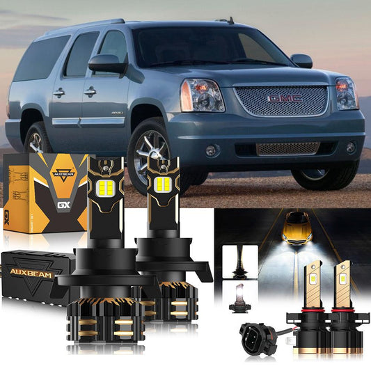 Para GMC Yukon XL 2007-2014 1500 H13 Paquete de bombillas LED para faros delanteros
