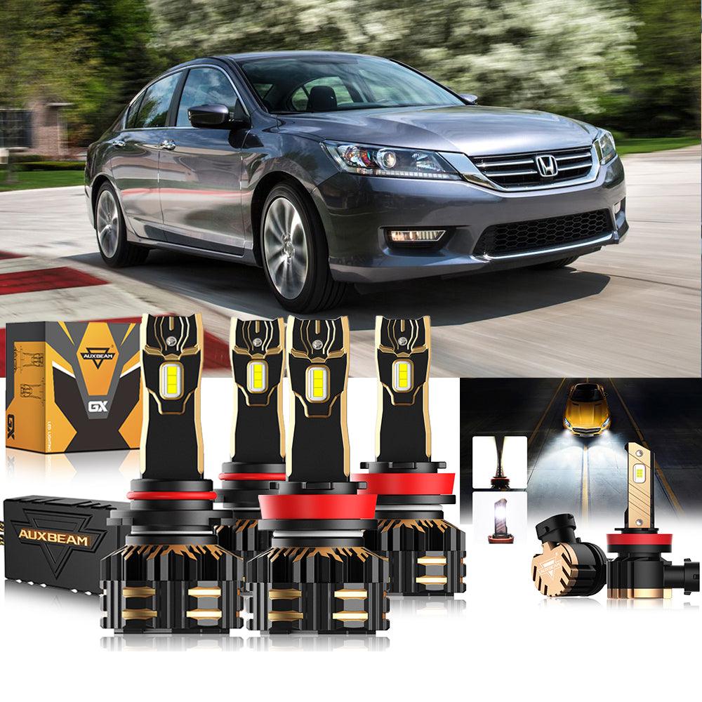 Para Honda Accord 2013-2015 9005 H11 Paquete de bombillas LED para faros delanteros