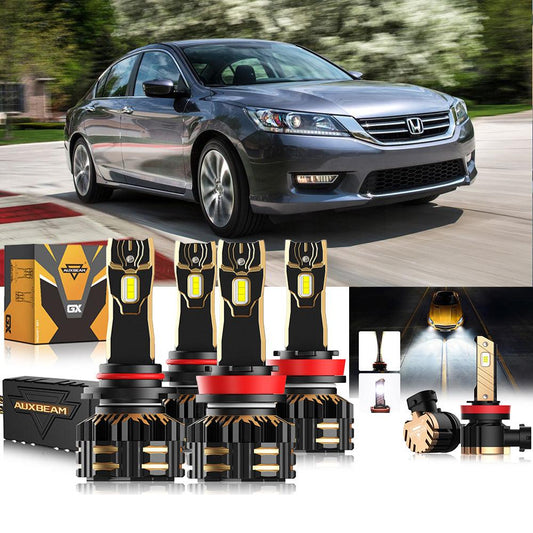 Para Honda Accord 2013-2015 9005 H11 Paquete de bombillas LED para faros delanteros