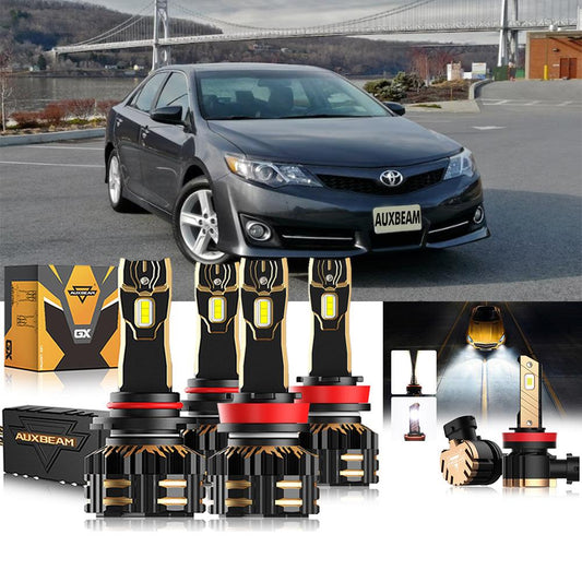 For 2012-2014 Toyota Camry 9005 H11 LED Headlight Bulbs Bundle 