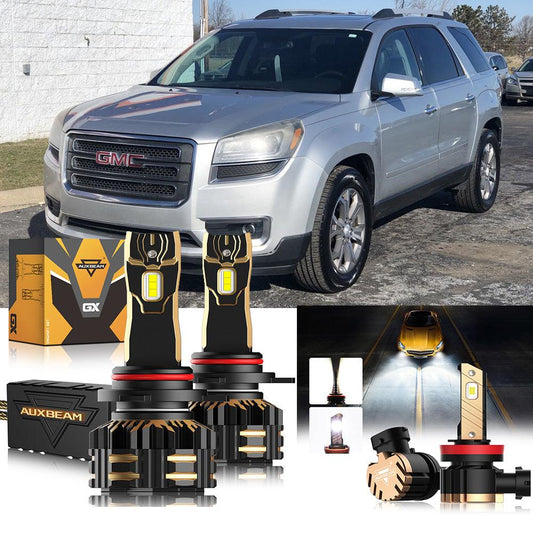 Para bombillas de faros delanteros LED halógenas 9012 para GMC Acadia 2013-2019