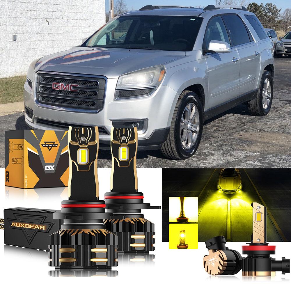 Para bombillas de faros delanteros LED halógenas 9012 para GMC Acadia 2013-2019