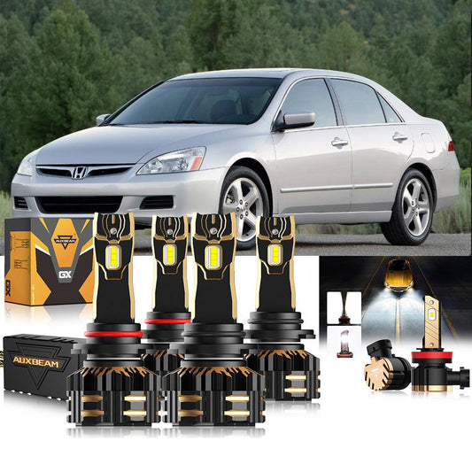 Paquete de bombillas LED para faros delanteros Honda Accord 9005 9006 2006-2007