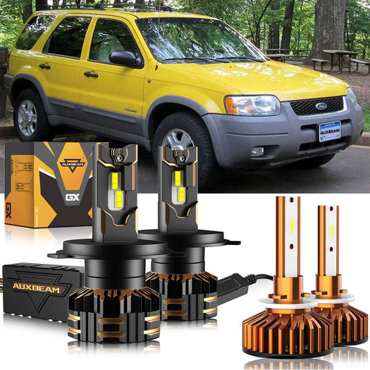 For 2001-2004 Ford Escape H4 LED Headlight Bulbs 