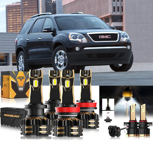 Paquete de bombillas LED para faros delanteros GMC Acadia D1S 2007-2012