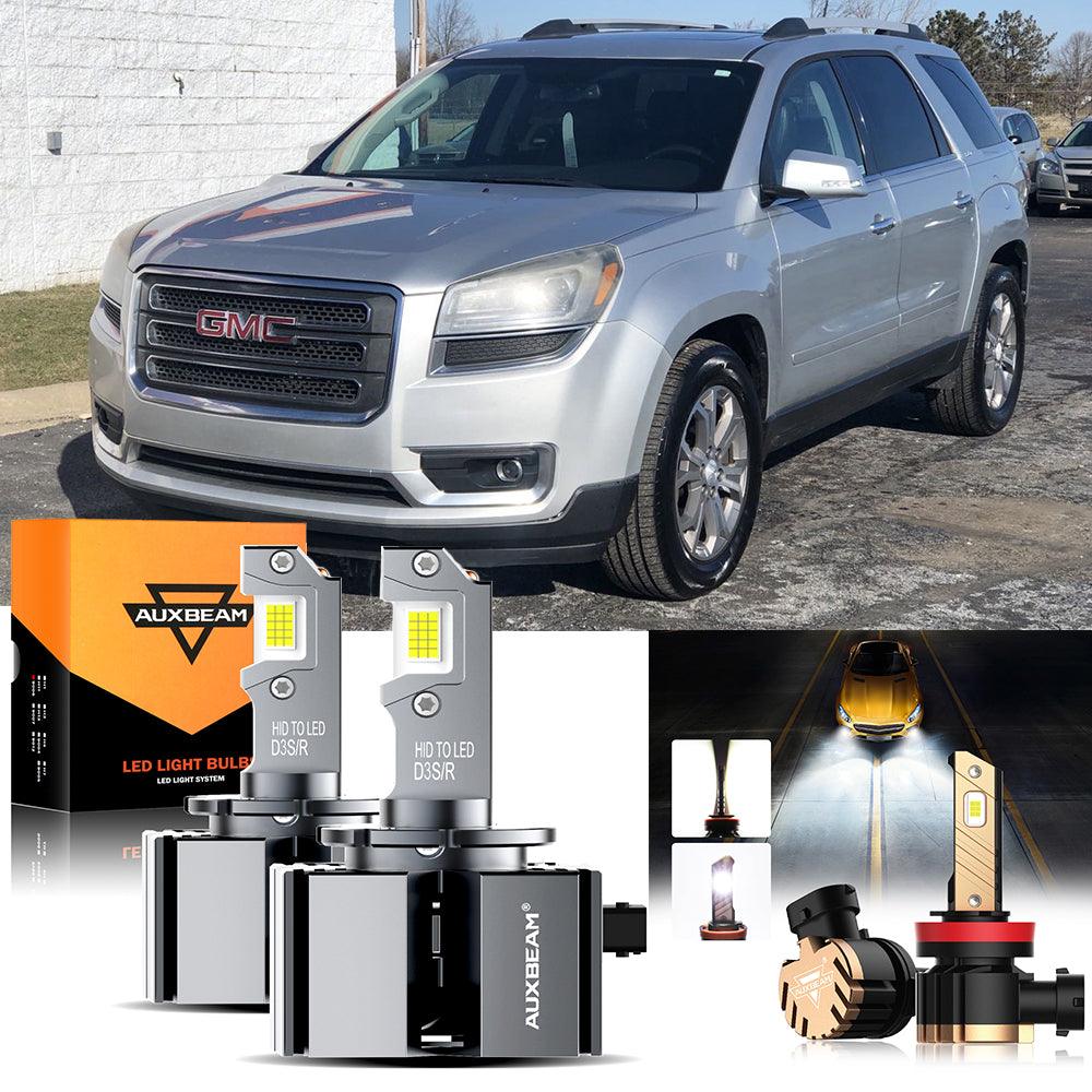 Para bombillas de faros LED GMC Acadia HID D3S 2013-2019