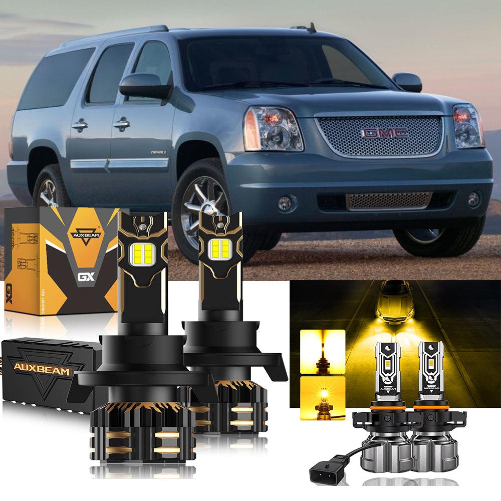 Para GMC Yukon XL 2007-2014 1500 H13 Paquete de bombillas LED para faros delanteros