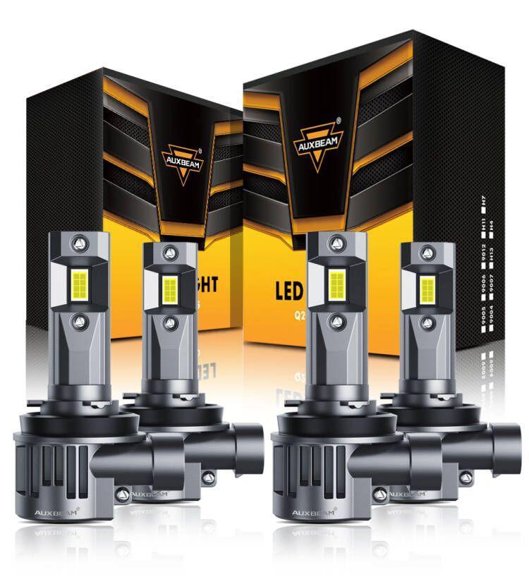 Bombillas halógenas 1:1 tamaño Q20 serie 22000LM 90W LED para faros delanteros 6500K blanco frío