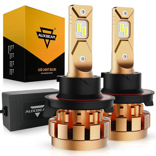 H13 LED Headlight Bulbs 70W 18000LM F-16 Plus Series Brightest 6000K Cool White | 2 bulbs