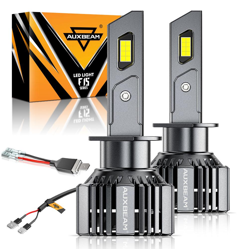 20% Tamaño más pequeño Serie F15 20000LM 90W Bombillas para faros delanteros LED 6500K Blanco frío 