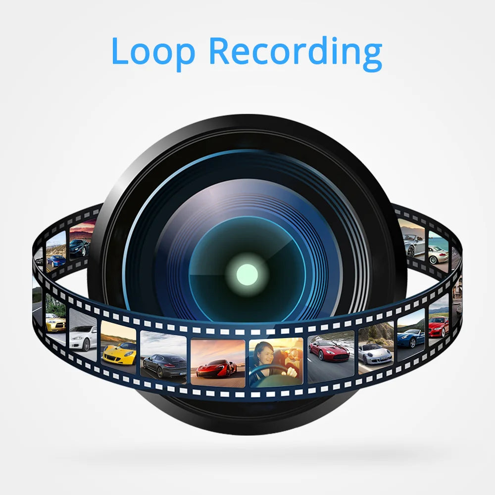 AZDOME Dash Cam M300S 4K 1080P Dual Dash Car Camera Built-in 5.8GHz WiFi GPS Car DVR 24H Parking Mode Night Vision Black Box