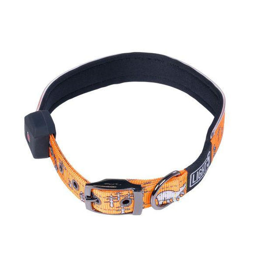 Collar Light5 Doggo Led Collar, Orange - SPEED LIGHT
