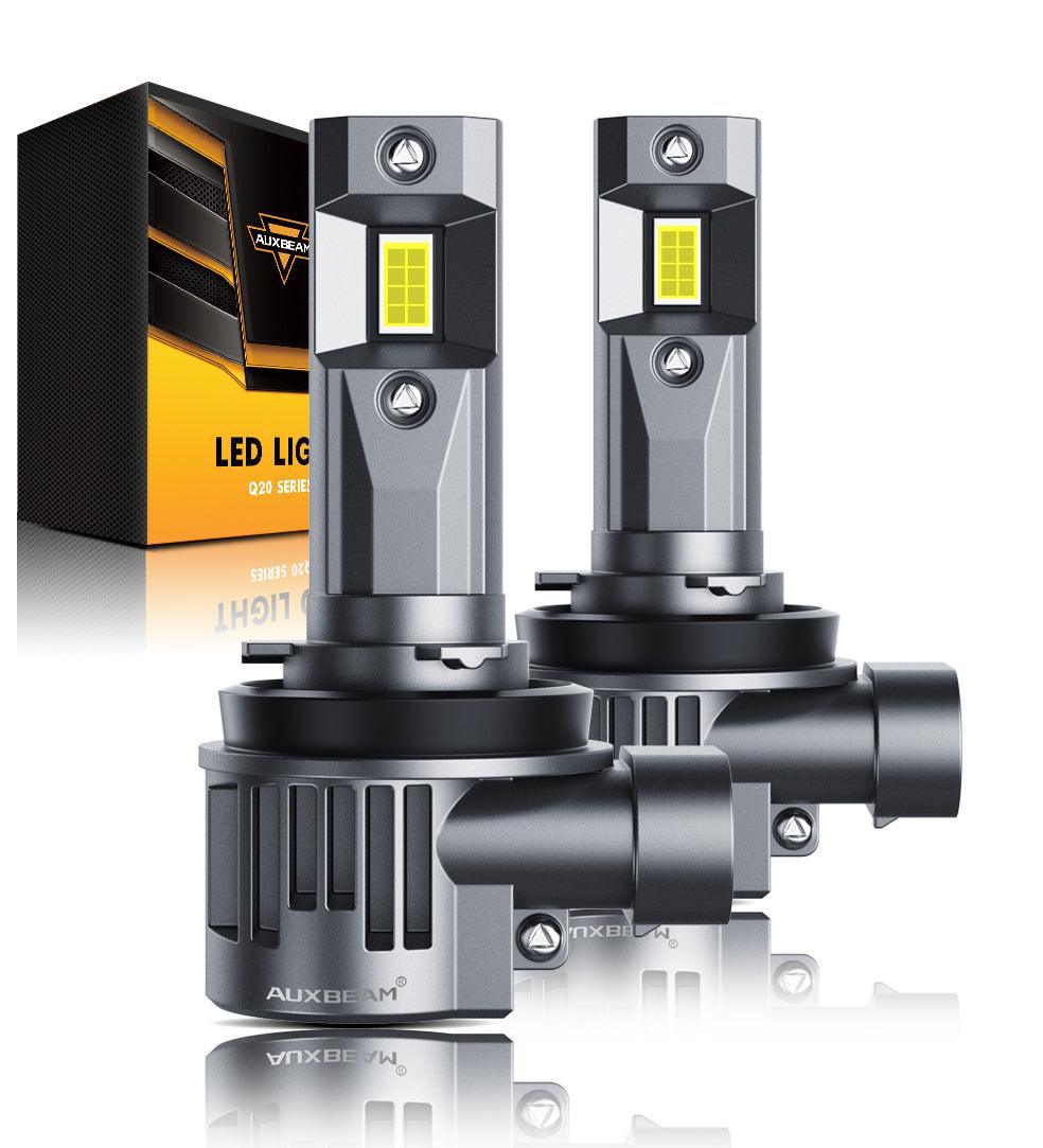 Bombillas halógenas 1:1 tamaño Q20 serie 22000LM 90W LED para faros delanteros 6500K blanco frío
