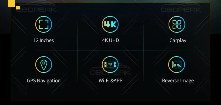 K4 11.26 Inch Carplay & Android Auto 4K 2160P Wifi Dash Cam Rearview Mirror Car DVR GPS Navigation Video Recorder Dual Lens