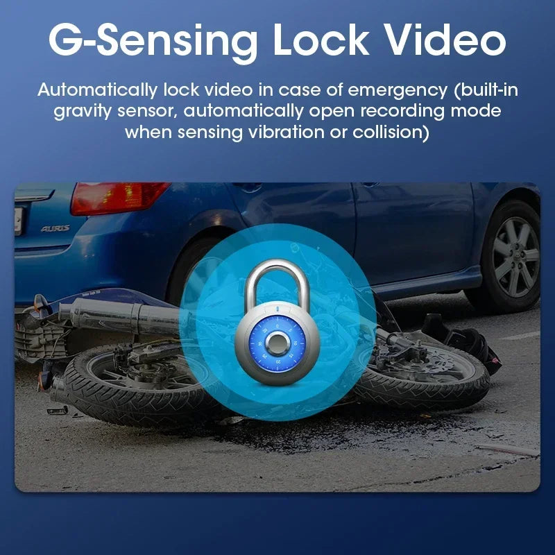 Develuck 5/6.86/7" Navigation Motorcycle Waterproof Carplay Display Screen Portable Motorcycle DVR Wireless Android Auto Monitor