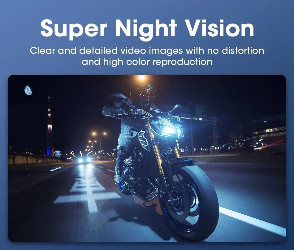 Develuck 5/6.86/7" Navigation Motorcycle Waterproof Carplay Display Screen Portable Motorcycle DVR Wireless Android Auto Monitor