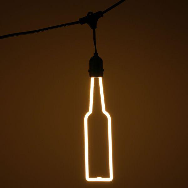 LED lamp AGGE Carnival E27, 8W, Bottle - SPEED LIGHT