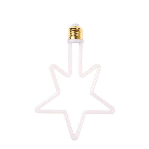 LED bulb AGGE Carnival E27, 8W, Star - SPEED LIGHT