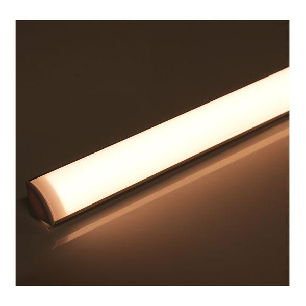 Aluminum profile for LED strip AGGE Corner, 100 cm - SPEED LIGHT
