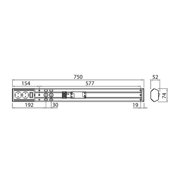 Universal lamp Airam Handy 750 11W, 1200 lm - SPEED LIGHT