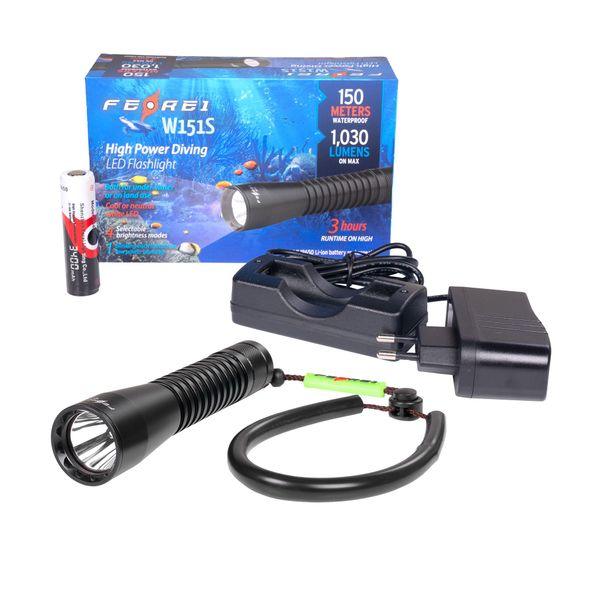 Diving light Ferei W151S, 1030 lm - SPEED LIGHT