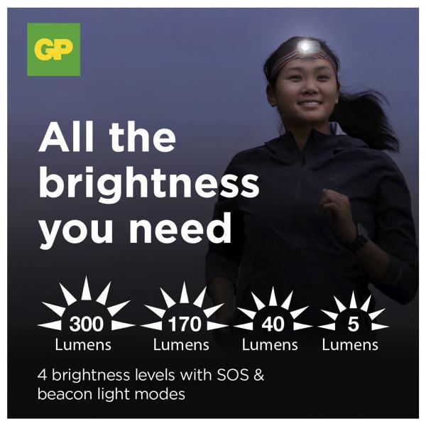 Headlamp GP Xplor PHR 16, 300 lm - SPEED LIGHT