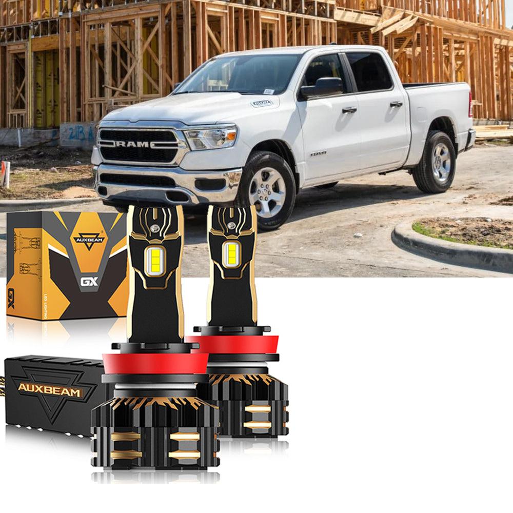 For 2020 Ram 1500 9005 H11 LED Headlights Bulbs Bundle 