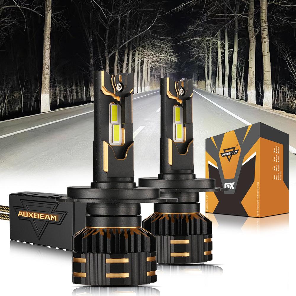 Bombillas LED para faros delanteros más brillantes de la serie GX, 25000 lm, 120 W, 6500 K, blanco frío