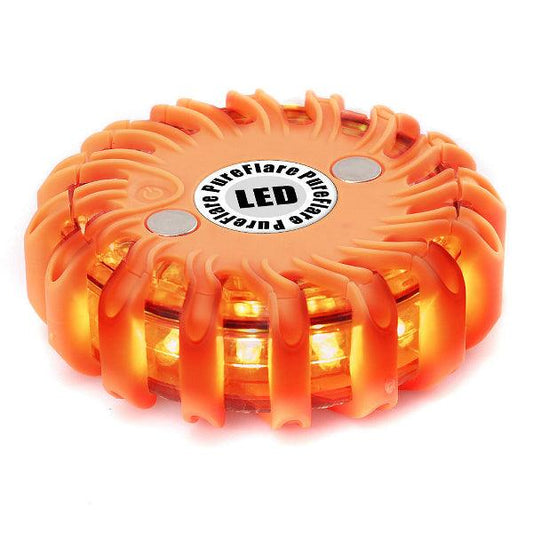 Rechargeable LED light puck Pureflare, 16 LEDs, Orange - SPEED LIGHT