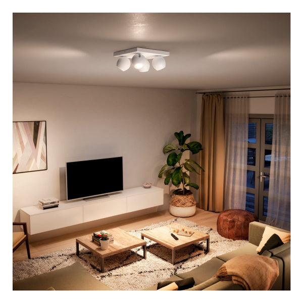 Ceiling lamp Philips Hue Buckram Quadruple Spiral, GU10 - SPEED LIGHT