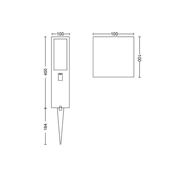 Garden lamp Philips Hue Impress WCA 24V, 2000-6500K - SPEED LIGHT
