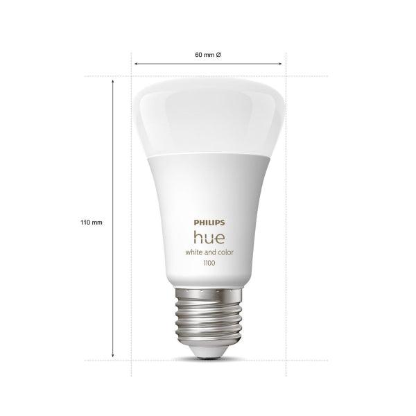 Starter kit Philips Hue WCA, E27, 2000-6500K, 3 pcs + Bridge + Switch - SPEED LIGHT