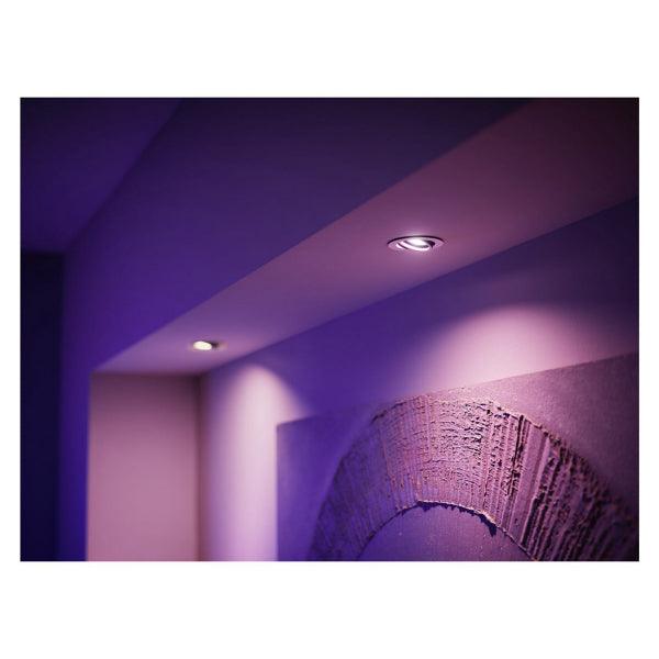 LED lamp package Philips Hue WCA, GU10, 2000-6500K, 3 pcs + Bridge + Switch - SPEED LIGHT