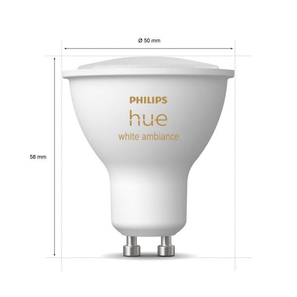 LED-Smart lamp Philips Hue White Ambience, GU10, 2200-6500K - SPEED LIGHT