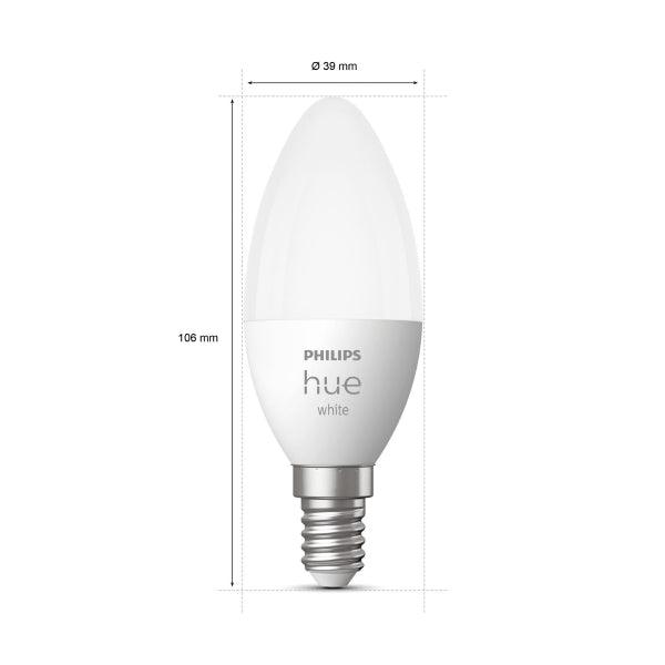 LED-Smart lamp Philips Hue White Candle, E14 Candle, 2700K - SPEED LIGHT