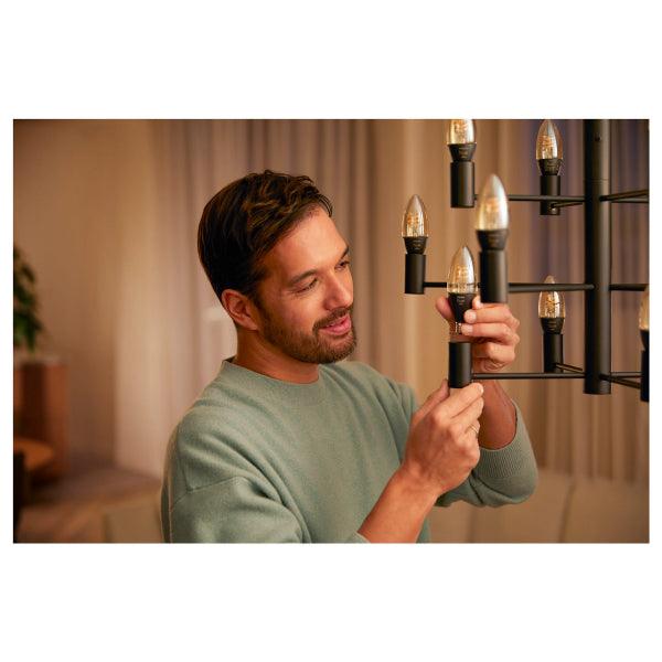 LED-Smart lamp Philips Hue White Candle Filament, E14, 2100K - SPEED LIGHT
