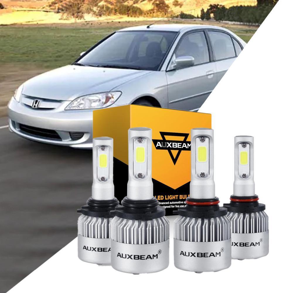 For 2006-2015 HONDA CIVIC LED Light Bulbs S2-Series COB 360° Beam 16000LM 